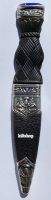 Thistle, Sapphire top, Sgian Dubh